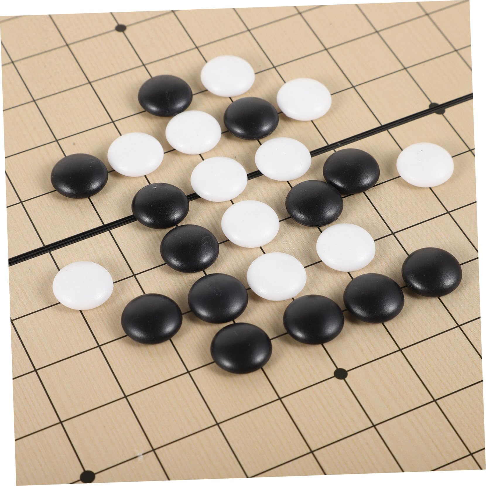 GALPADA Juego de Mesa Magnético Cinco en Raya Tablero de Densidad y Piezas de Plástico, Almacenamiento Interior y Mejora Habilidades Lógicas para Competir y Aprender