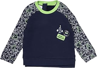 لوفلي لاند طقم تي شيرت سويت بتقنية ريجلان للأولاد الرضع والاطفال الصغار