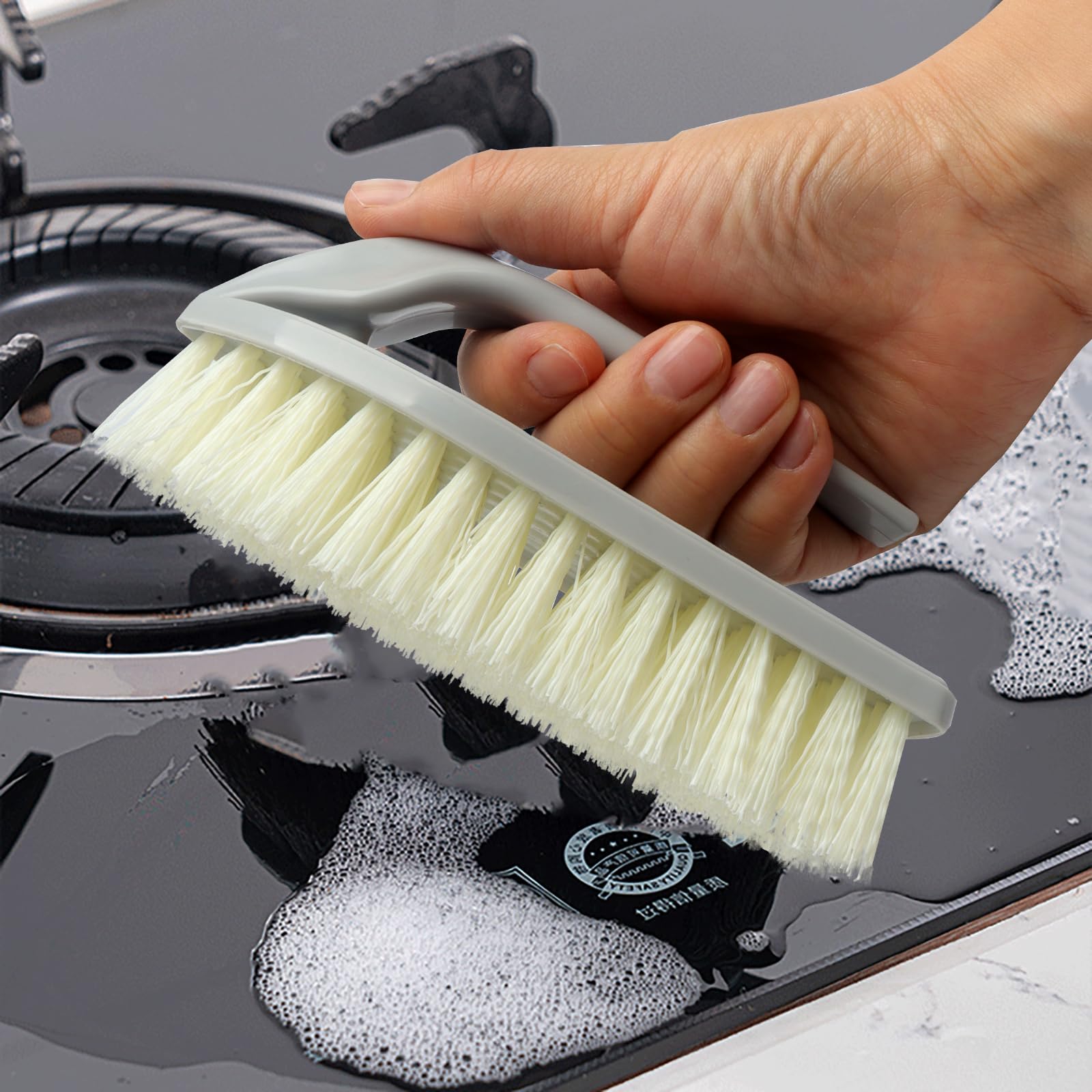 Lot De 3 Brosses à Récurer Souples, Moyennes Et Rigides Pour Nettoyer Les Douches, Baignoires, Salles De Bains, Carrelage, Joint, Tapis, Pneus, Bateaux DrillStuff