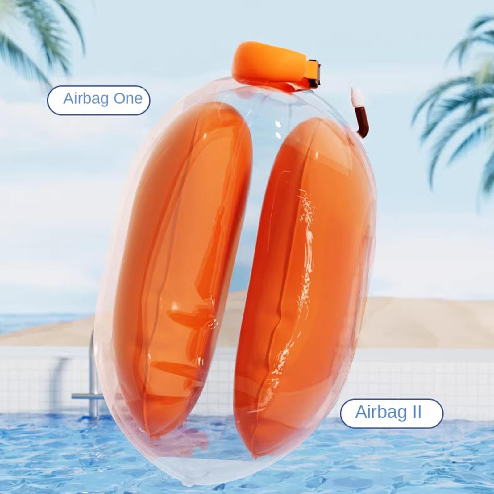 Boya de natación en aguas abiertas, con pantalla táctil, impermeable, bolsa de teléfono, flotador de entrenamiento, para triatleta, kayak, esnórquel, lago, entrenamiento acuático, carreras al aire