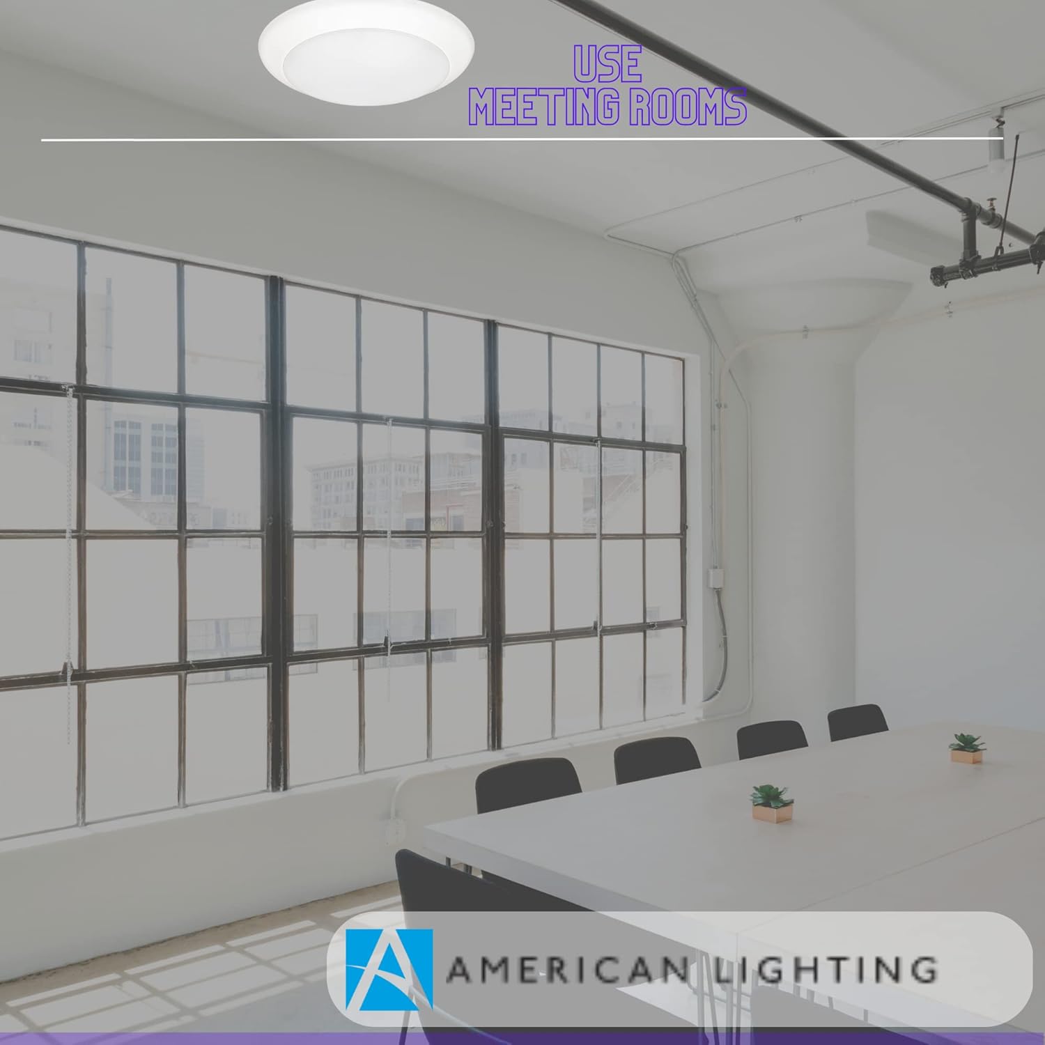 American Lighting QD6-30-WH Quick Disc