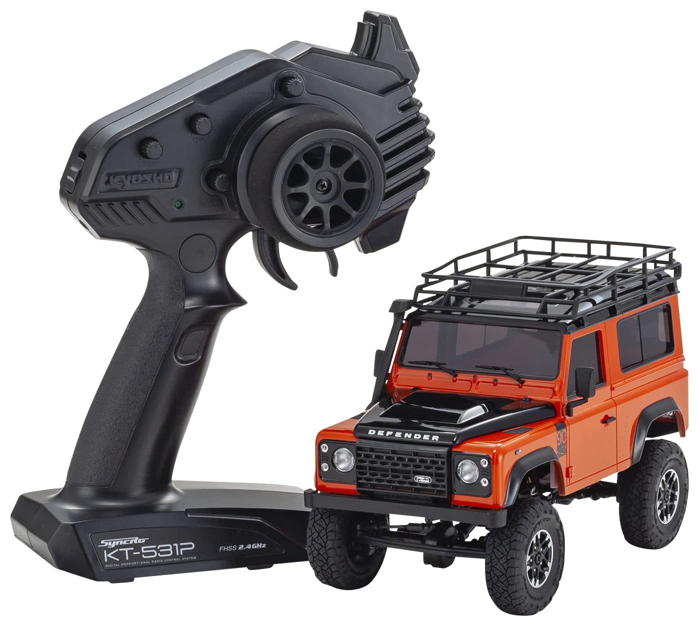Amazon.co.jp: 京商 ラジオコントロール 電動 クローリングカー 