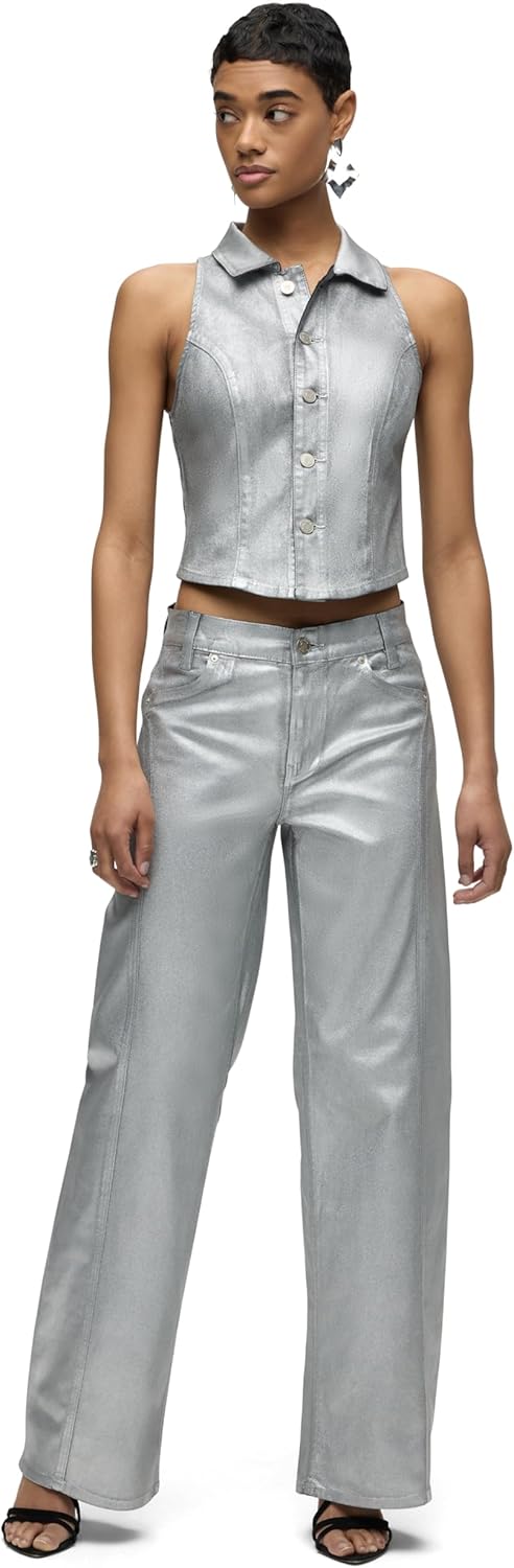 Hudson Womens Lexi Seamed Wide Leg Pant - Image 7