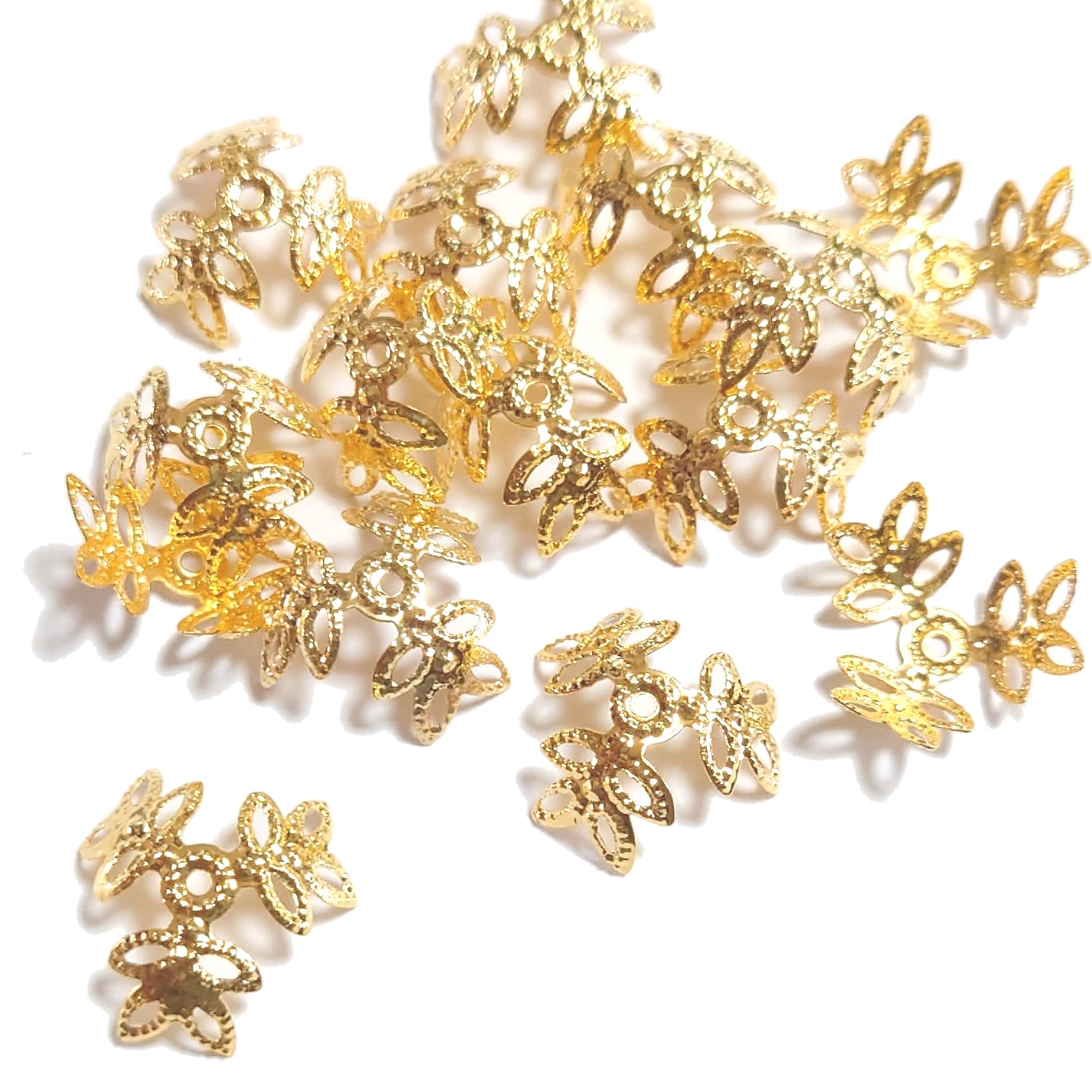 特別提供❤️ビーズキャップ 14mm（シルバー）約100個