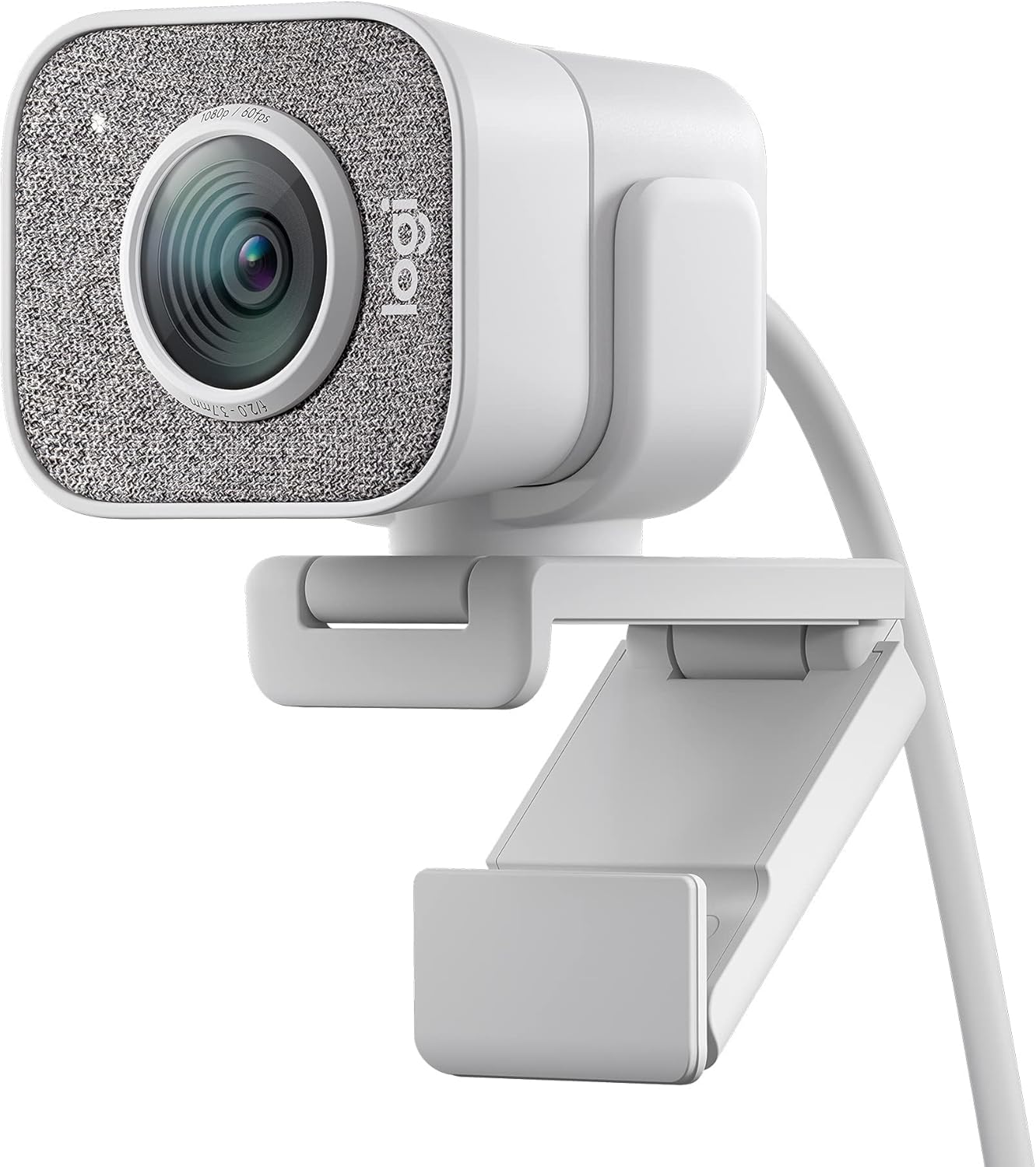 Logitech StreamCam, Live Streaming Webcam, Full 1080p HD 60fps Vertical Video, Smart auto Focus and Exposure- White (Renewed)