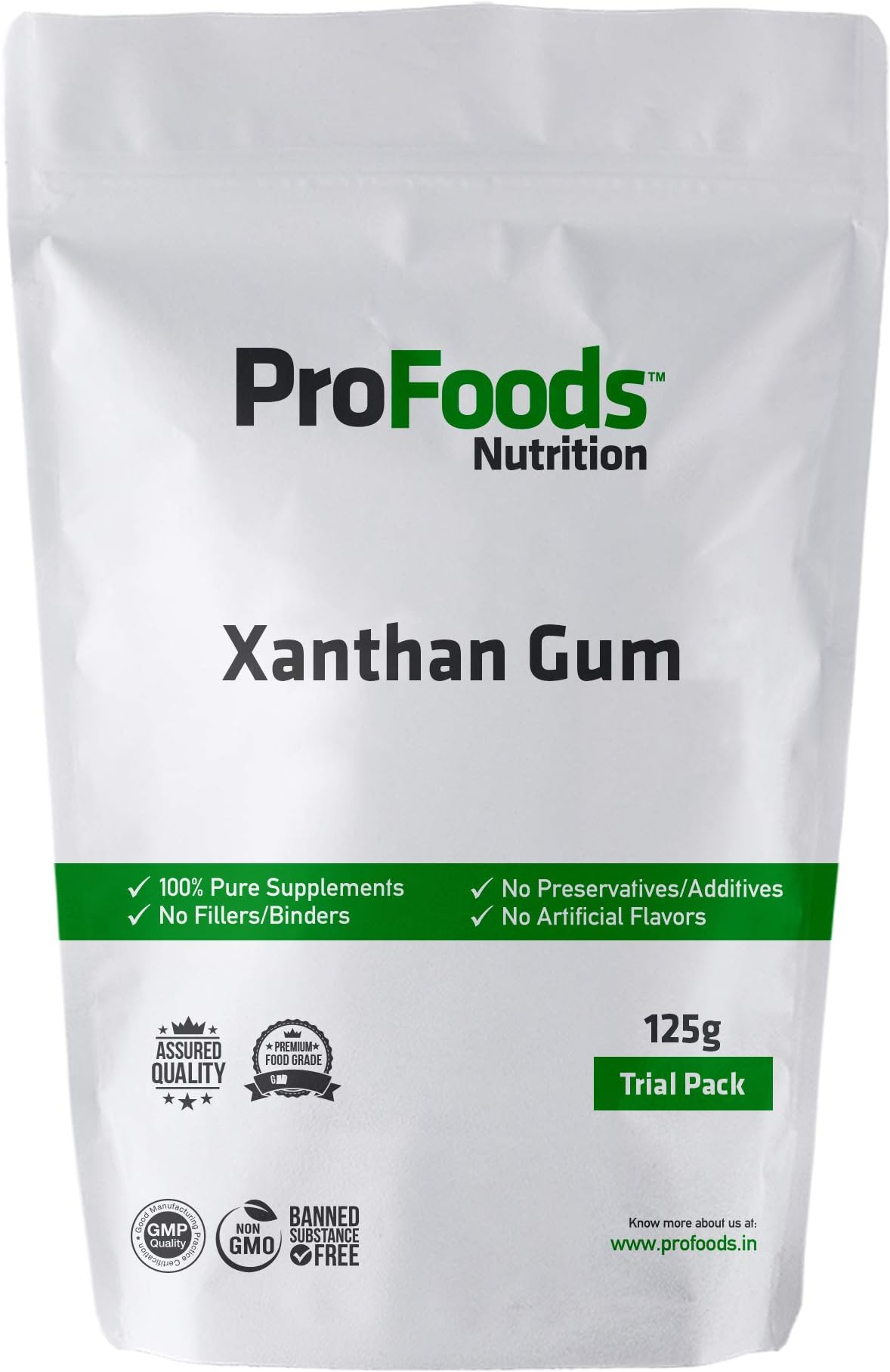 Profoods Xanthan Gum 200mesh Powder (125 grams)
