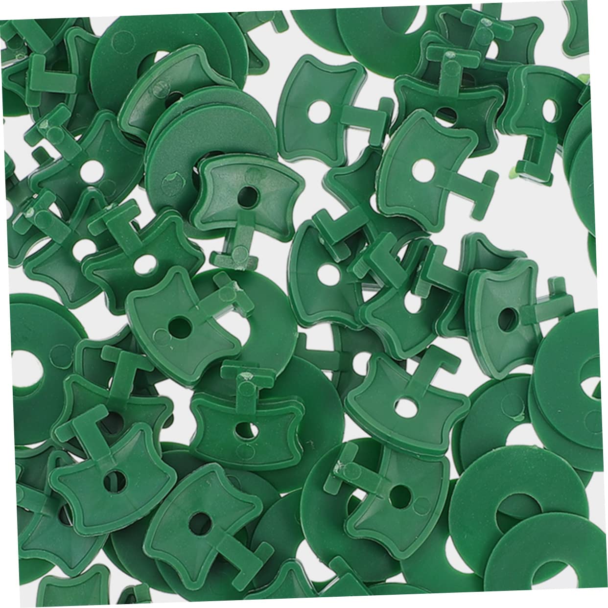 ifundom 200 Set Clip di Fissaggio per Serra Clip di Fissaggio per Piante Pianta Netto Coperture Riutilizzabile Rete Viti Clip in Serra Clip per Reti da Giardino Pp Verde