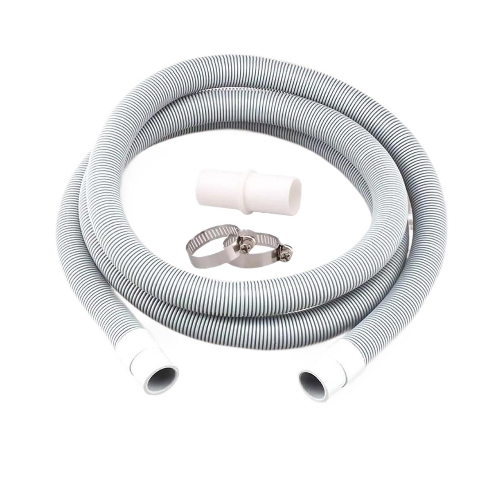 Rshechufbfg 2M Universal Telescopic Drain Hose Deodorant Plumbing Sink Extension Pipe,Compatible For Dishwasher,Washing Machine(2M)