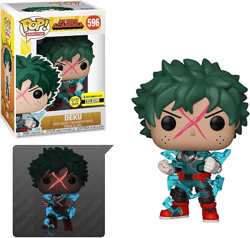 Miniatura 1 de Deku [Glow-in-Dark] (EE Exc): Figura de vinilo de animación Funko Pop y 1 paquete de protector gráfico compatible (40545 - B)