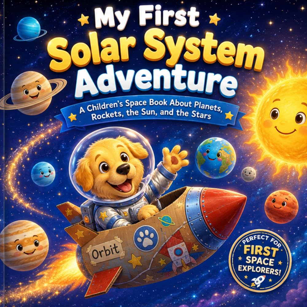 My First Solar System Adventure: A Children’s Space Book About Planets, Rockets, the Sun, and the Stars