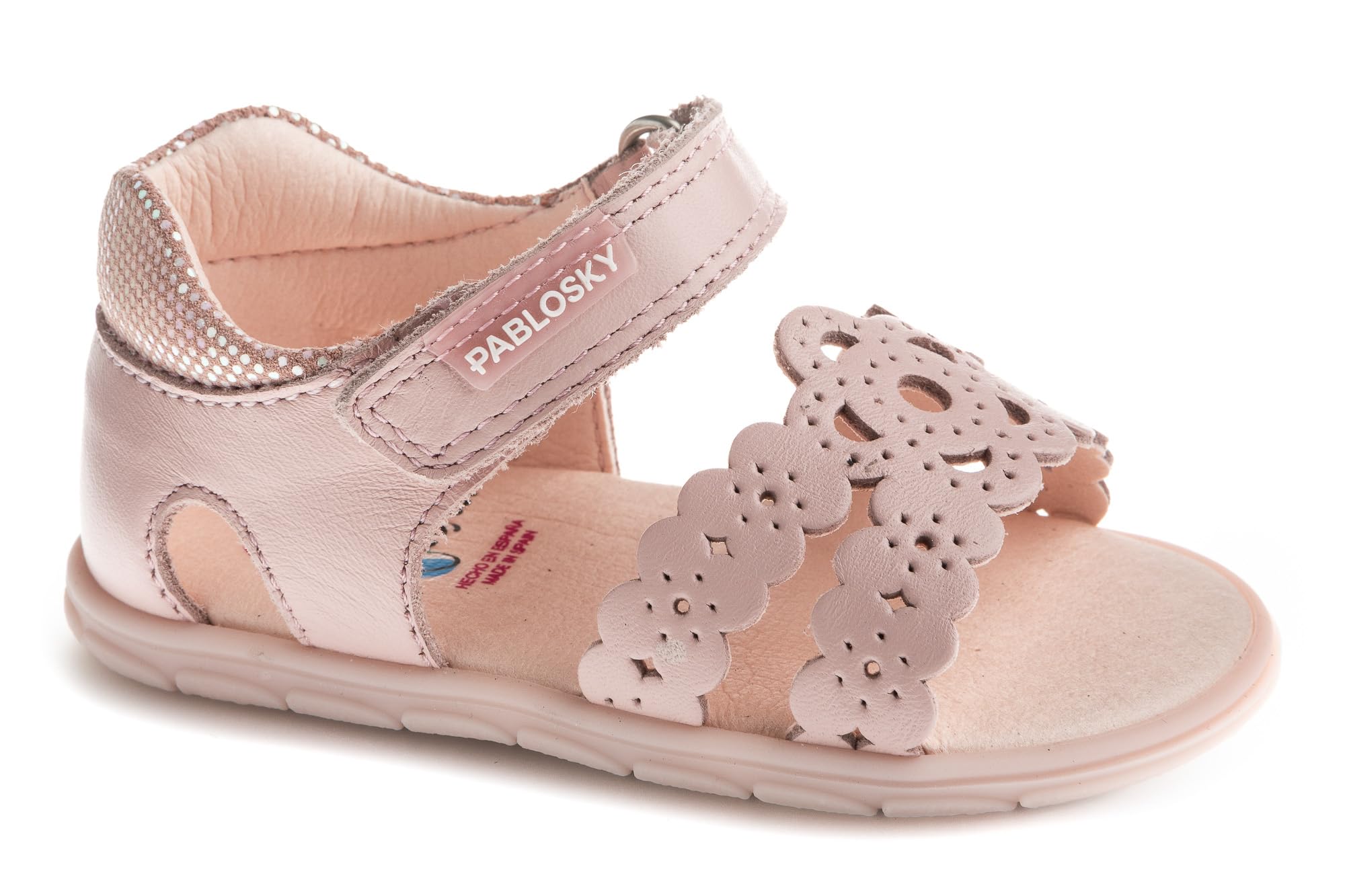 Pablosky Damen Rosa Baby-Mädchen Zig 066570 Sandale, 25 Eu Weit