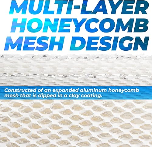 Miniatura 4 de 45 filtros de humidificador de panel de agua de repuesto para modelos Aprilaire 400, 400A, 400M, filtro de repuesto modelo 45 para Aprilaire serie