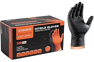 Check Out These: 10mil Nitrile Gloves! Heavy-Duty Disposable Mechanic's Gloves