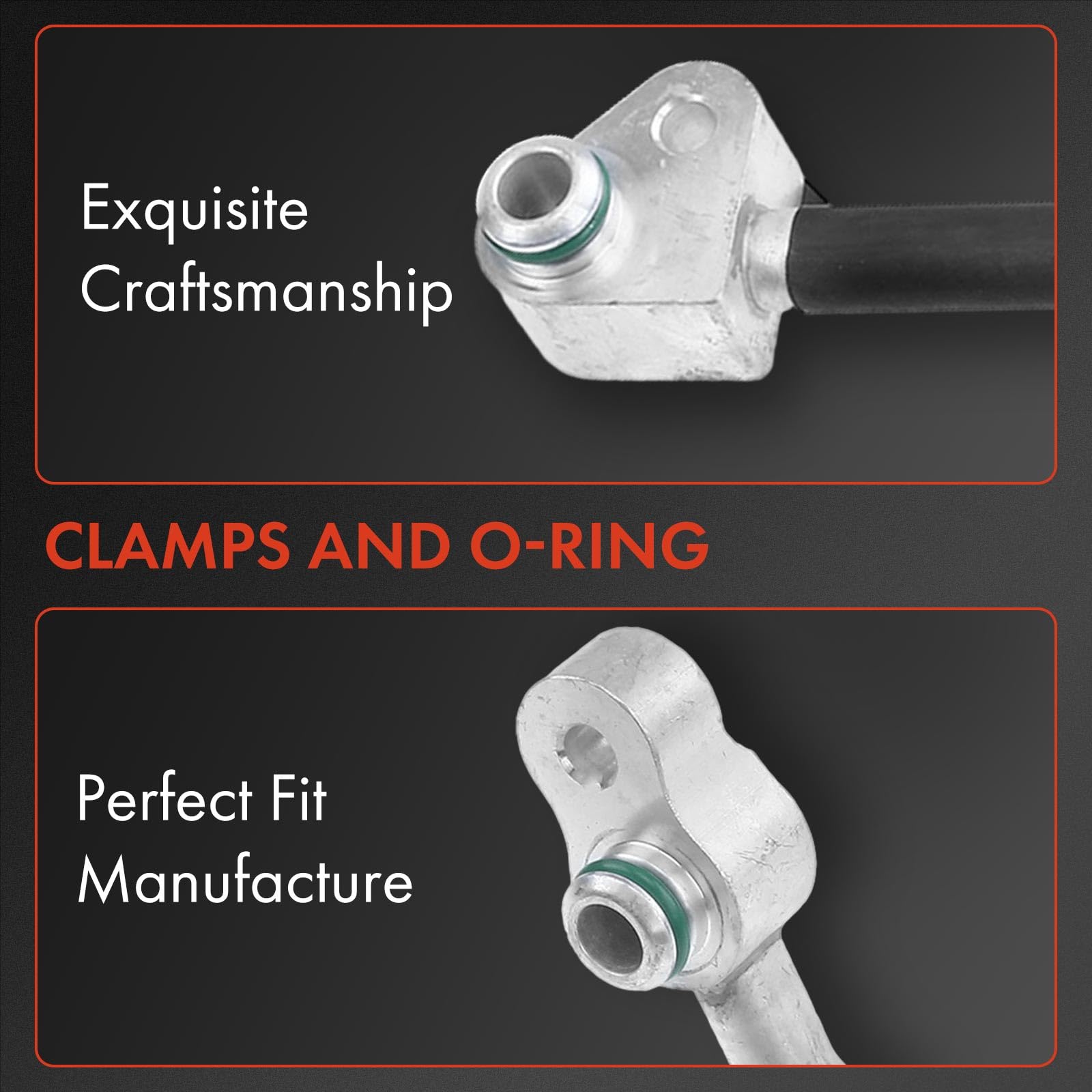 A/C Refrigerant Discharge Hose 36XRNV75 For Acura MDX 2014 2015 2016 - View #5