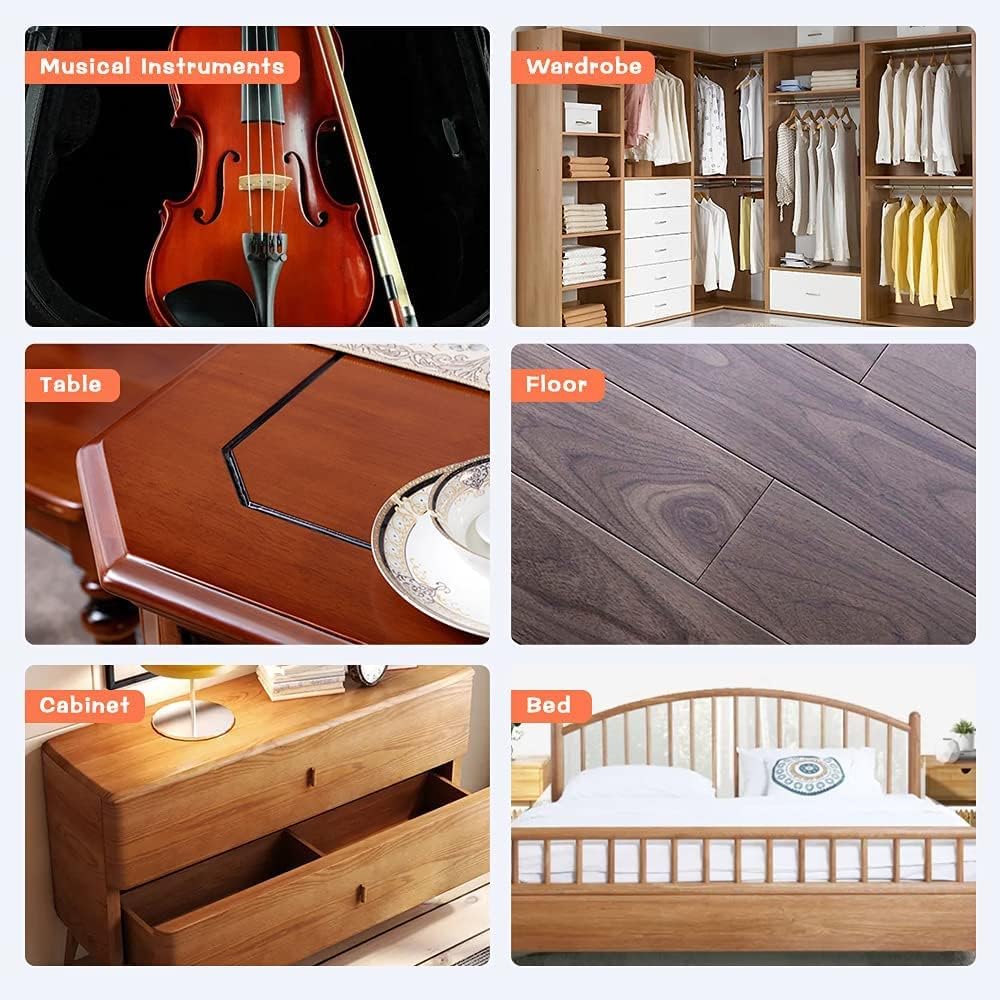 Kit Reparation Parquet, Mastic Bois Pâte Kit de Reparation Stratifie avec Marqueurs Réparation Meubles pour Retoucher Taches Frottement Décoloration Fissures Trous Rayures
