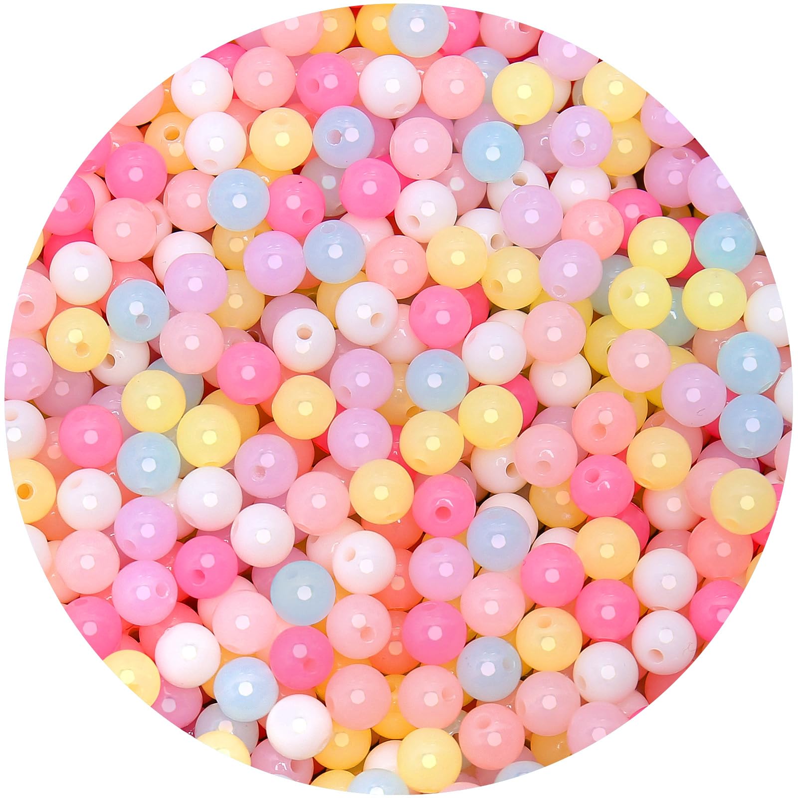 Lot De 30 Perles En Acrylique Pour La Fabrication De Bijoux, Lettres