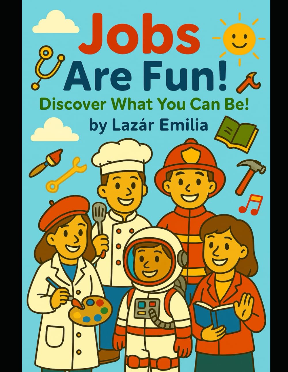 Jobs Are Fun! – Learn & Color Edition: 72 fun careers to learn & color for kids ages 5–9