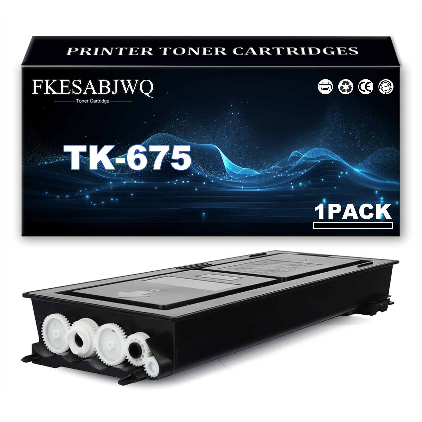Cartuccia Toner TK-675 per Kyocera KM-2540 KM-2560 KM-3040 KM-3060