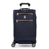 Travelpro Platinum Elite Carry-On Luggage Spinner, True Navy, 21-Inch Carry-On 21-Inch True Navy Blue