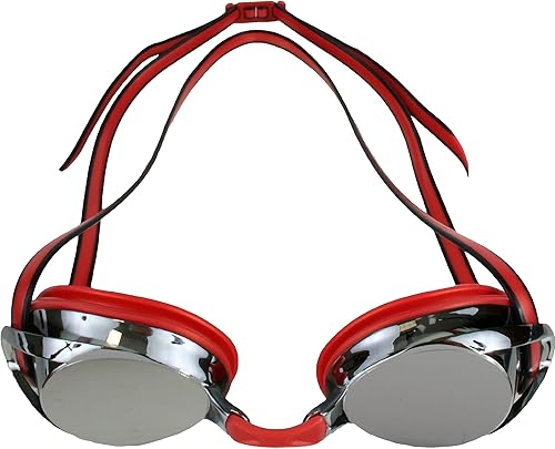 Water Gear Gafas de natación Metallic Vision, antivaho Junior Fit para competición, cómodas y duraderas