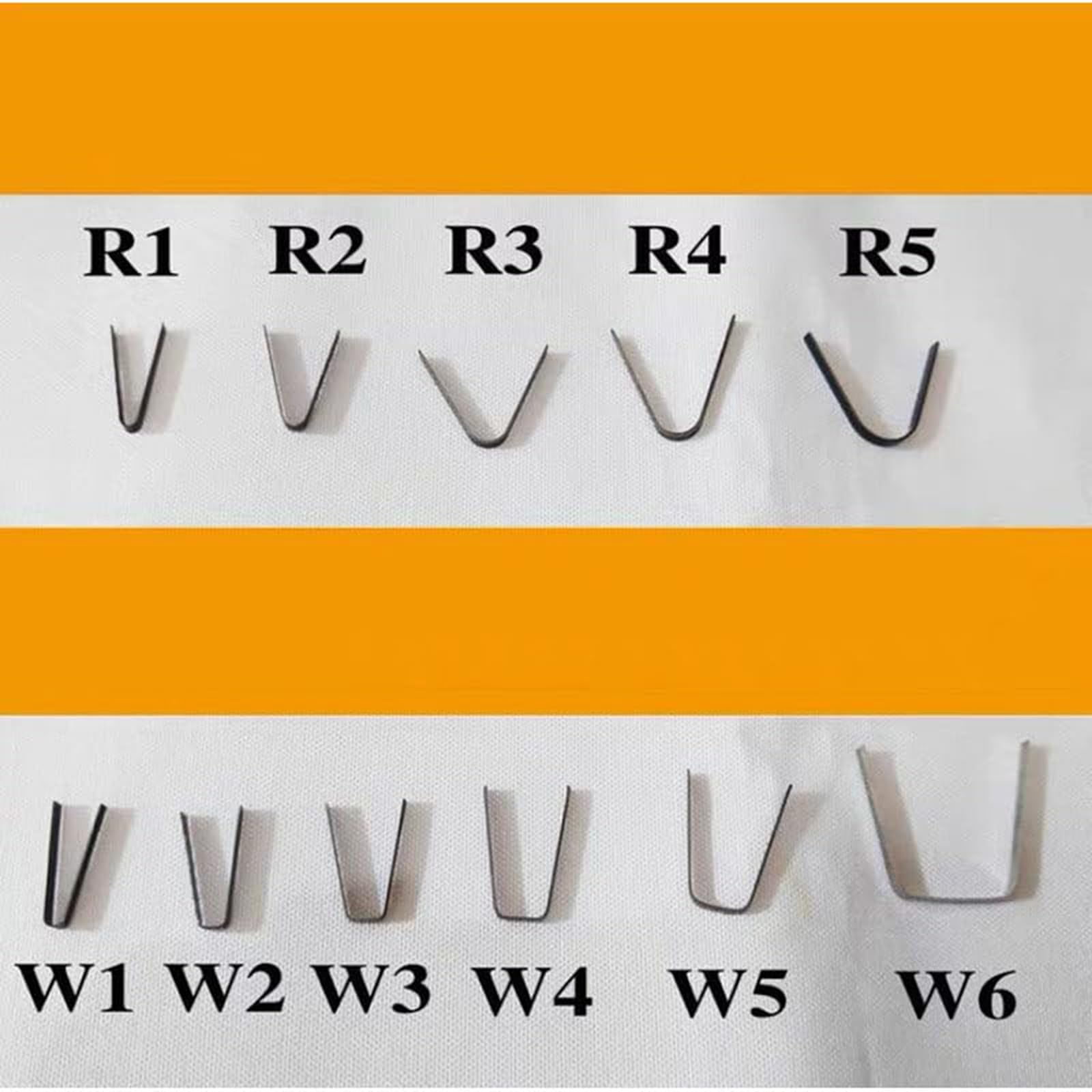20 Pezzi di Incisione E Stampaggio in Gomma A Forma di V/U, Parti di Lame per Scanalatura Pneumatici, Riscaldamento Uniforme, per Macchine per Scanalatura Pneumatici,W4