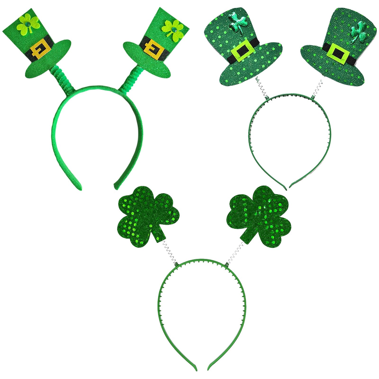 GWAWG 3Pcs St. Patricks Day Headband