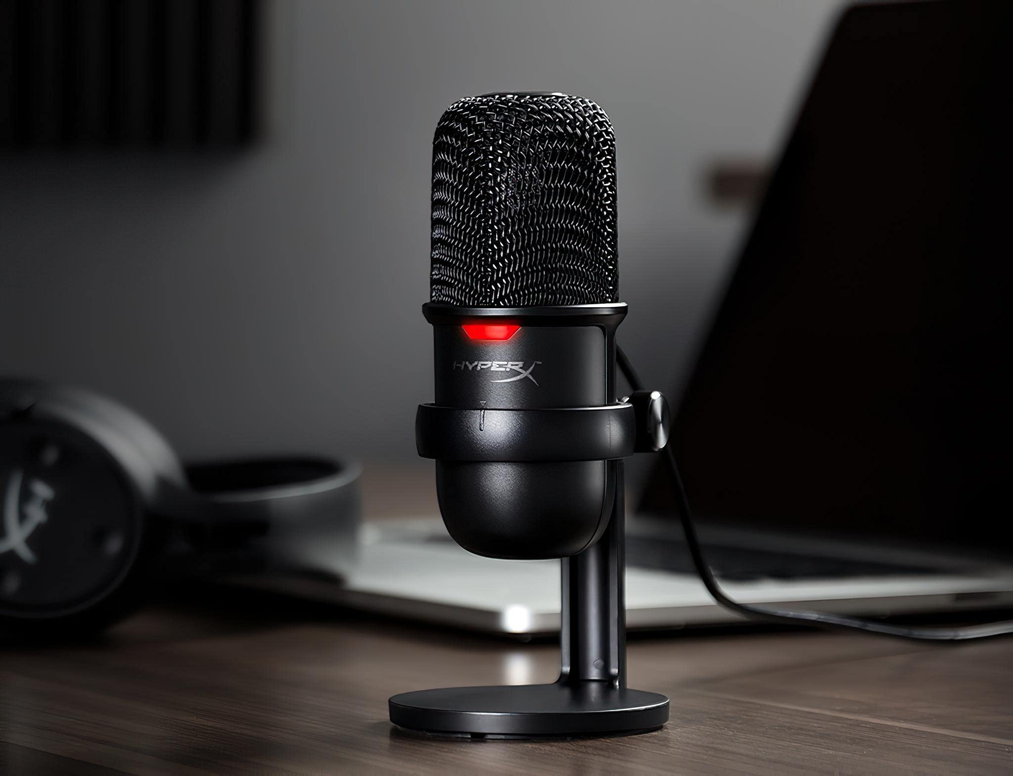 HyperX Solo Cast Gaming Microphone Tap 