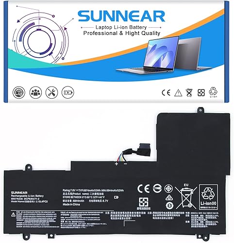 Batería de repuesto para portátil L15L4PC2 para Lenovo Ideapad Yoga 710-14IKB 710-11 710-14ISK 710-15IKB 710-15ISK Series Notebook 5B10K90802