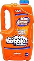 Vista 9 de JOYIN Recambios de solución de burbujas de 32 oz (cerca de 1L/0.25 galones), solución concentrada para máquina de burbujas, varitas, soplador, Rojo