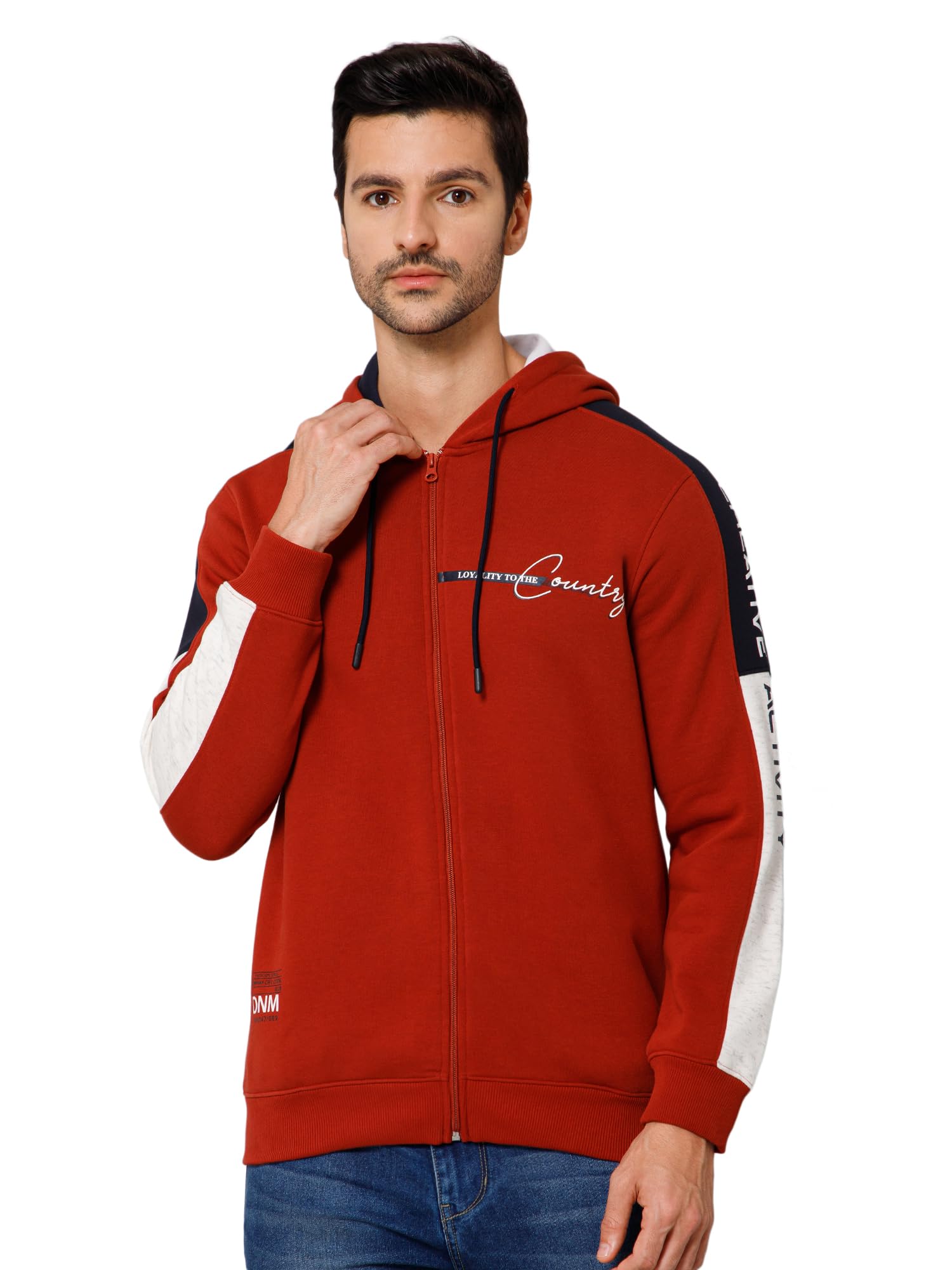 Solid Rust Full Sleeves Regular Fit Mens Casual Sweatshirt with Hoodie | Casual Winter Sweatshirts for Men | Mens Sweatshirts for Winter Wear (P_MSWS00124_Rust)-image-41