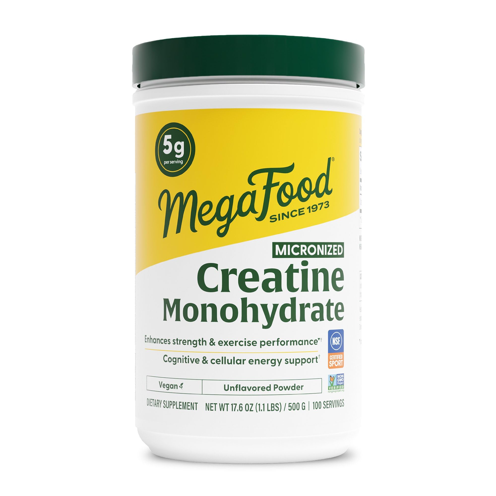 MegaFood Micronized Creatine Monohydrate Powder