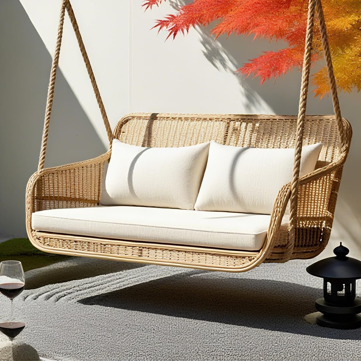 Cuscino antiscivolo per panca da giardino, 100 x 60 x 5 cm, lavabile, per dondolo o veranda, comodo accessorio per panchina da giardino, colore grigio scuro