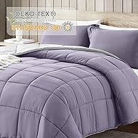 Vista 37 de satisomnia Queen Comforter Set Grey, Soft Seersucker Comforters Queen Size Bed, 3 Pieces Lightweight Down Alternative Bedding Comforter Full Sets
