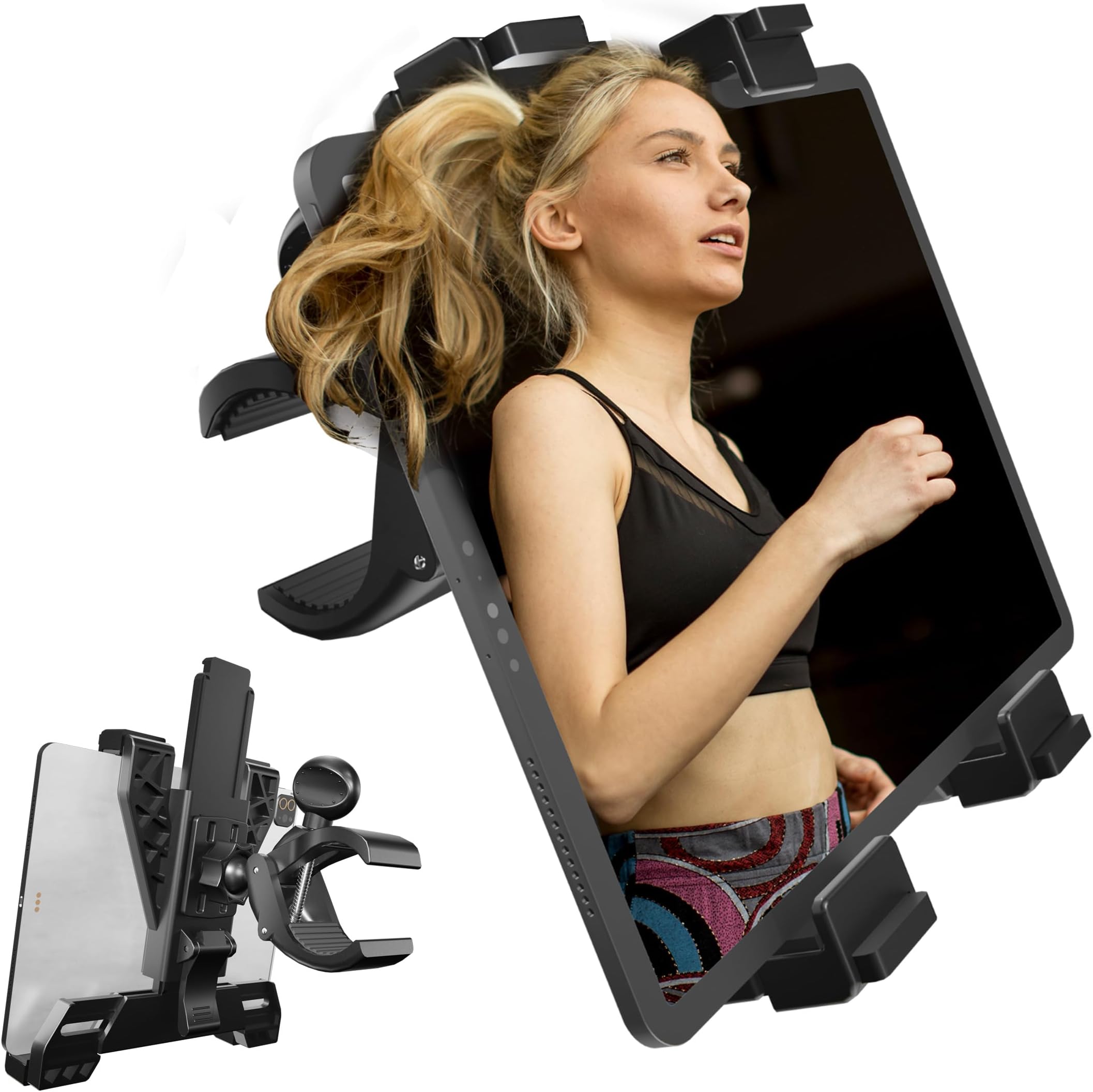 woleyi Spinning Bike Tablet Mount Holder, Indoor Stationary