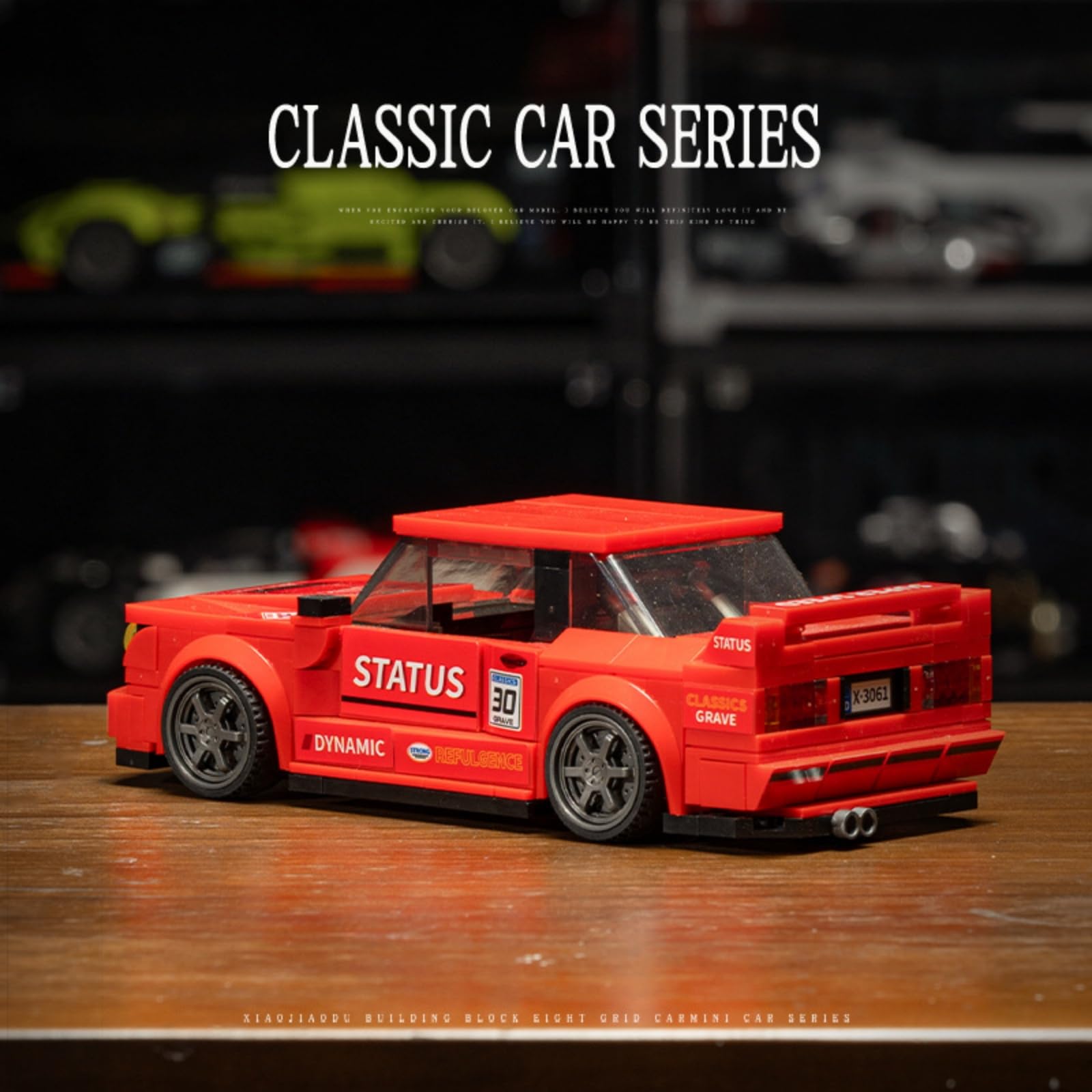Speed Champions Sports Car Building Blocks, for E30 Supercar Building Blocks Toy, Collectible Cars Building Model - Image 4