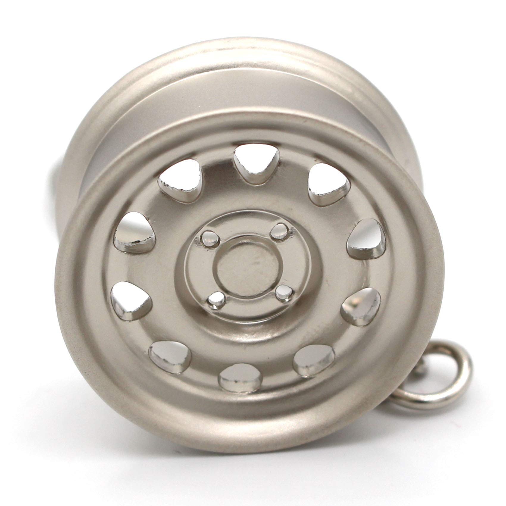 VmG-Store Felgen Schlüsselanhänger - Stylisches Auto Accessoire In Chrom