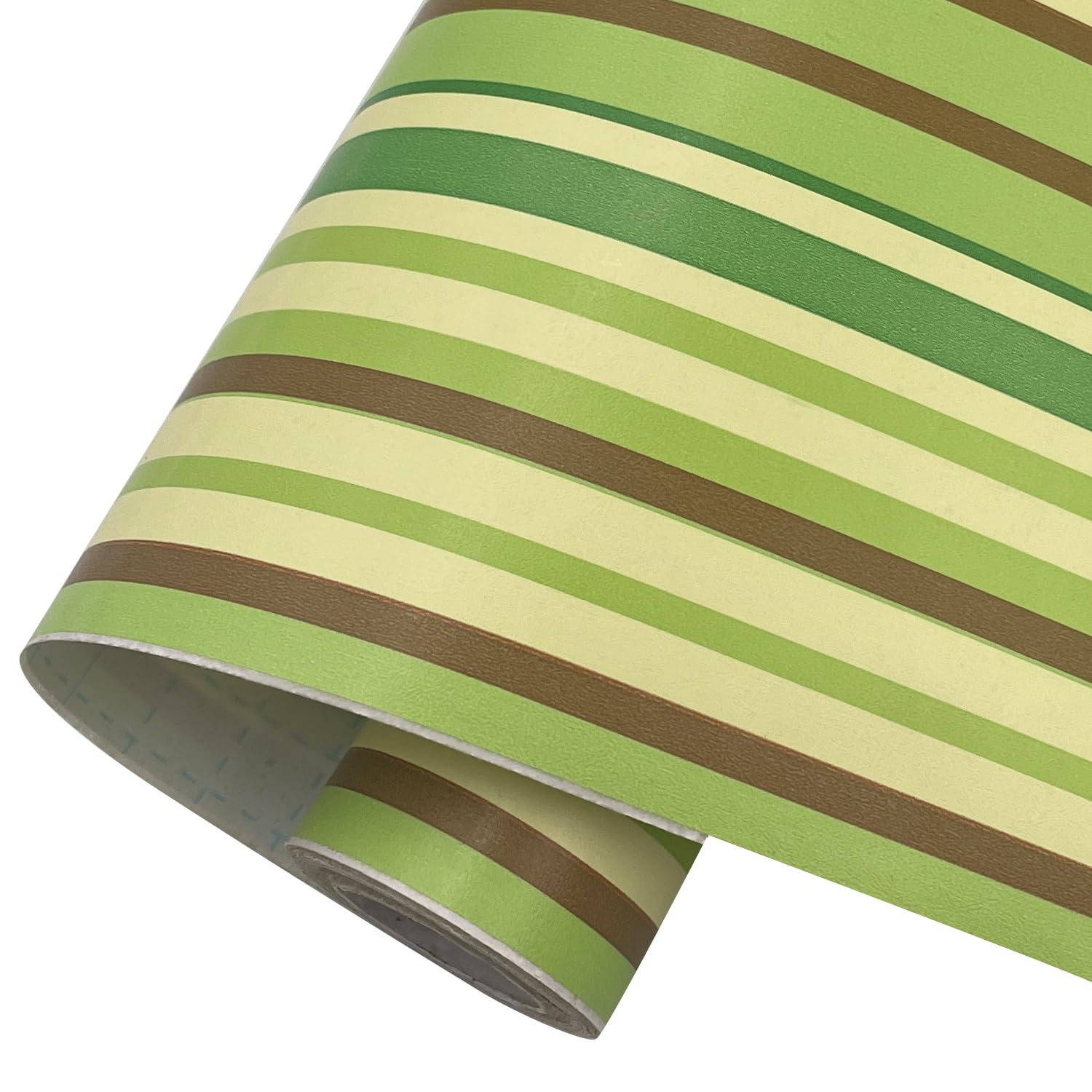 Papier de protection amovible LoveFaye à rayures vertes pour tiroirs 45x25cm