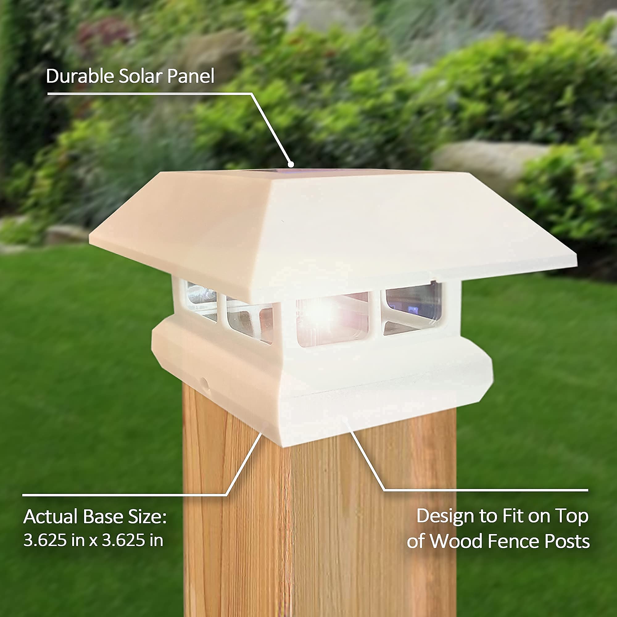 Solar Spring Post Veranda Solar Powered Post Cap Veranda Solar Powered Post Cap