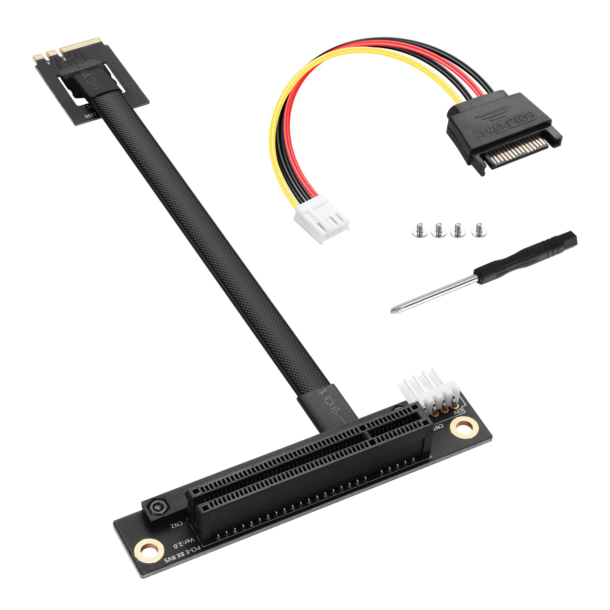 Amazon.com: SinLoon M.2 NGFF Key A+E to PCIe X8 Extender Cable M.2