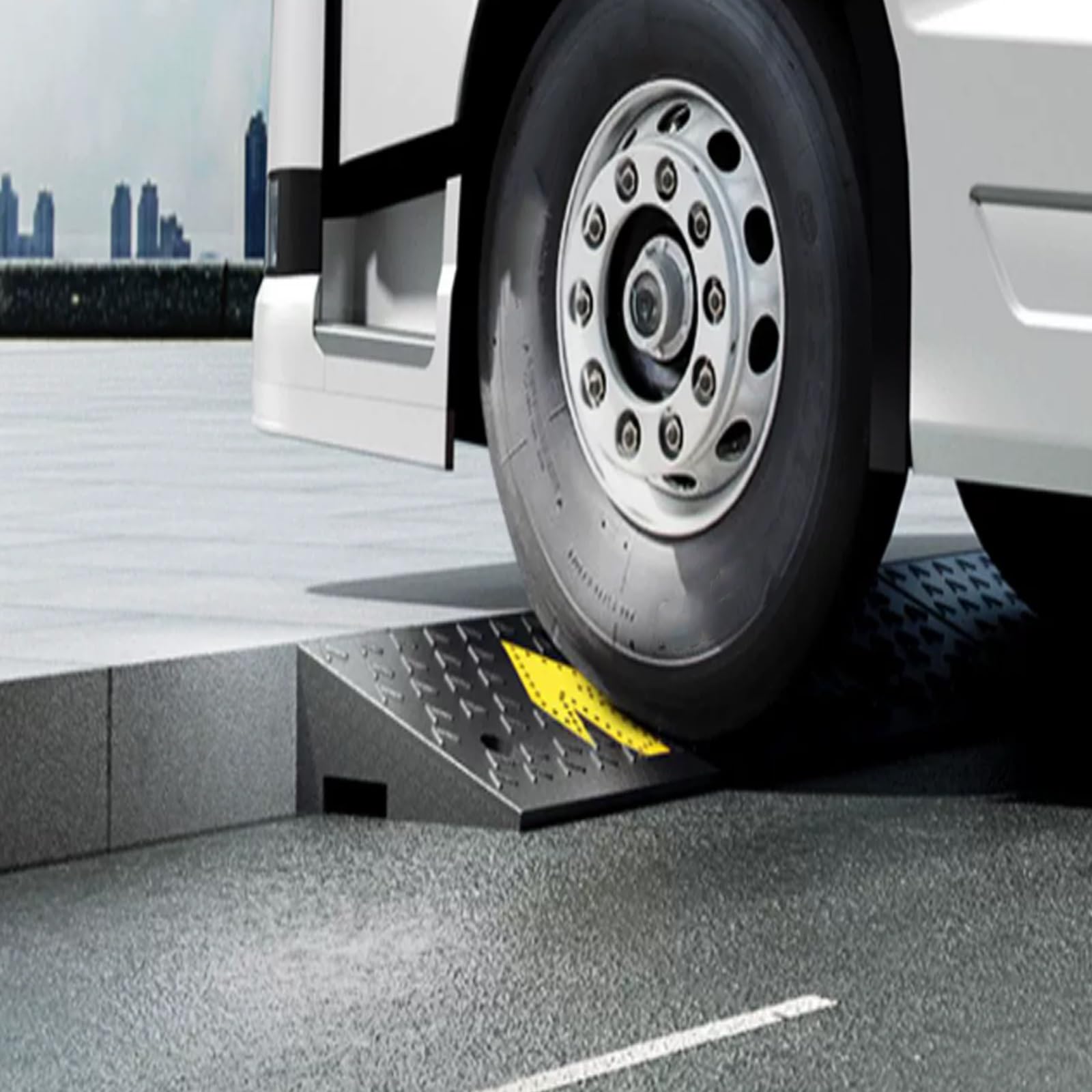 Rampa para silla de ruedas para el hogar, rampa para garaje para bicicletas, rampa para robot de barrido, resistente y duradera,con tornillos de instalación, adecuada para garajes, escalones ( Size :