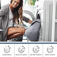 Vista 7 de TAOCOCO Funda impermeable para silla reclinable grande, fundas antideslizantes para silla reclinable con correas dobles, funda para silla