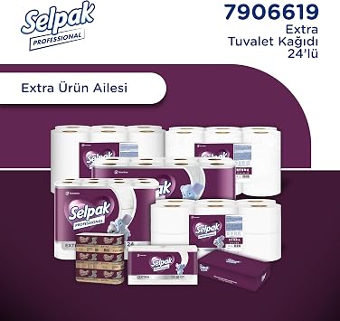 Selpak Professional Extra Tuvalet Kağıdı, 24 Rulo
