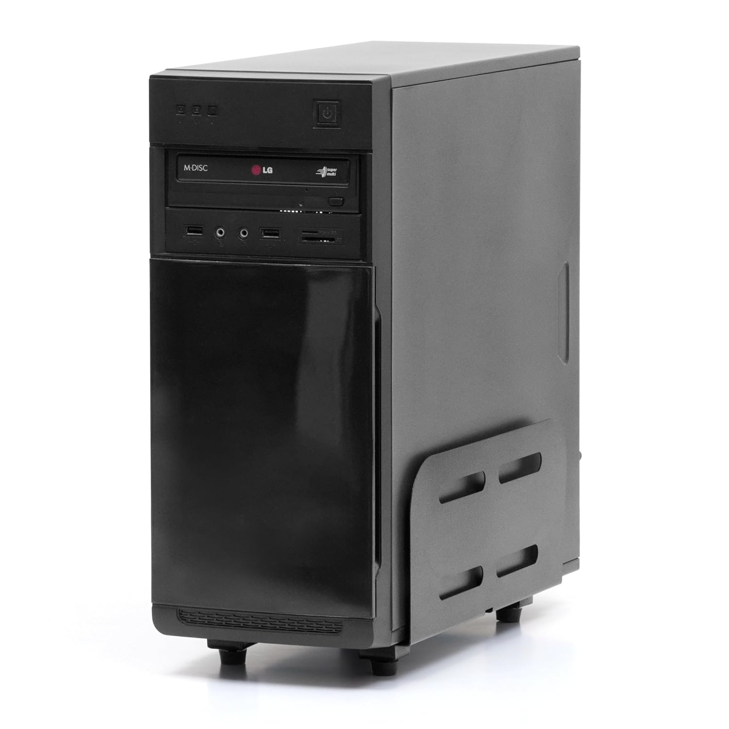 Livzing Metal CPU Stand – Under Desk Mount | Sturdy Construction with Ventilated Design | Load Capacity up to 15 kg | Height Adjustable Bush | Easy Assembly | Space-Saving Organizer