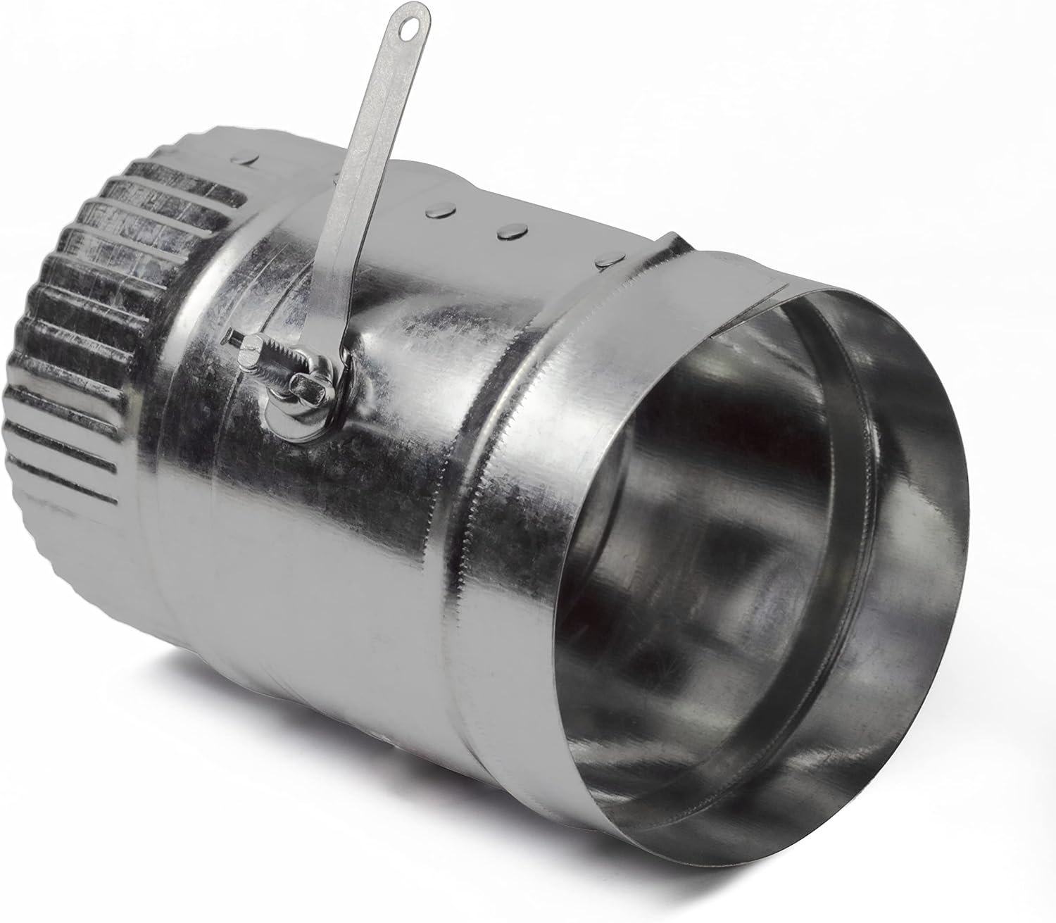 4in HVAC Duct Manual Volume Damper with Sleeve Galvanized Sheet