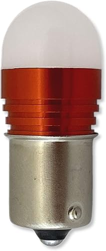 Reemplazo LED de bombilla miniatura #1003#105 12VDC | Base: SC Bayoneta Ba15S | Forma de la lámpara: B6 | Voltaje: 12 V CC (blanco brillante)
