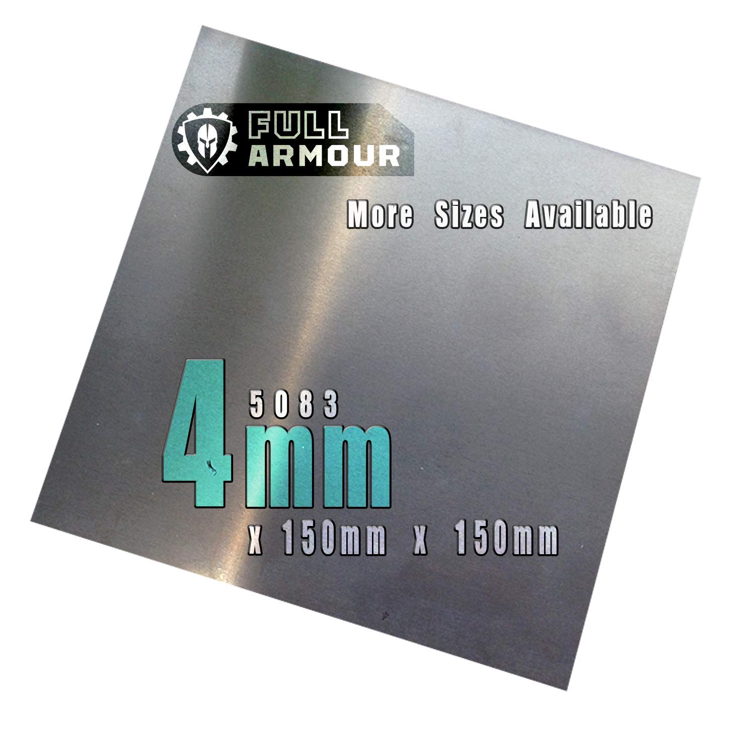 Płyta aluminiowa 4 mm - 5083 150 mm x 150 mm (15cm x 15cm)