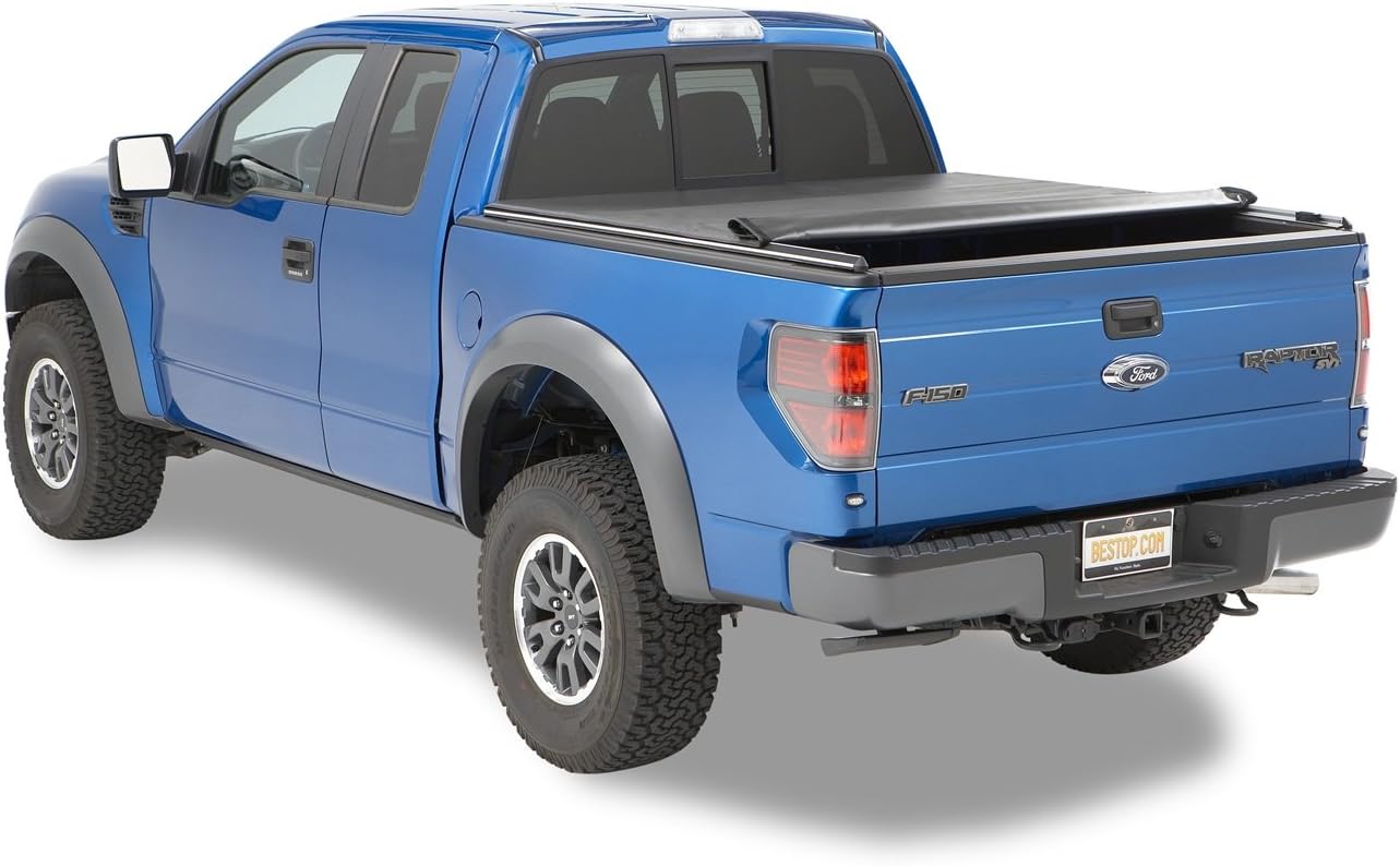 Bestop 17245-01 EZ Roll Truck Tonneau Cover Ford F150, Styleside 6.5' Bed, 2009-2012