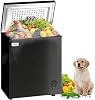 Deep Freezer WANAI 5.0 Cubic Chest Freezer with Top Open Door and Removable Storage Basket, 7 Gears Temperature Control, Energy Saving, Ideal for Office Dorm or Apartment