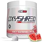 EHP Labs OxyShred Pre Workout Powder - Preworkout Powder with L Glutamine & Acetyl L Carnitine, Energy Boost Drink - Juicy Watermelon, 60 Servings