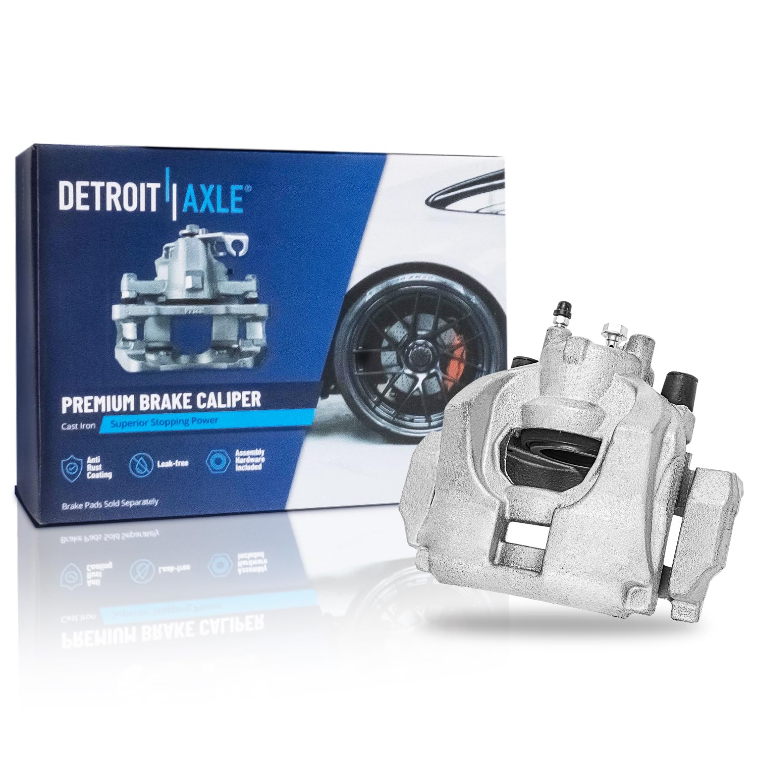 Detroit Axle - Front Right Brake Caliper 2013-2020 Ford Fusion Lincoln MKZ